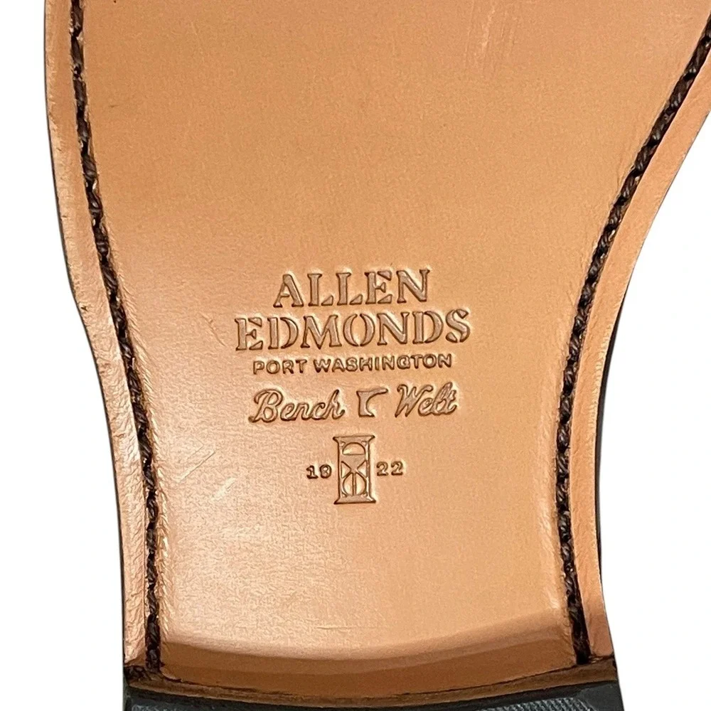 Allen Edmonds Carlyle Brown Cap Toe Oxford Shoes Mens 11 D NEW‎ USA Leather